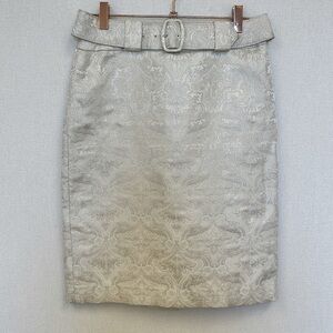 Ann Taylor • VTG • Winter White Skirt • Sz 0